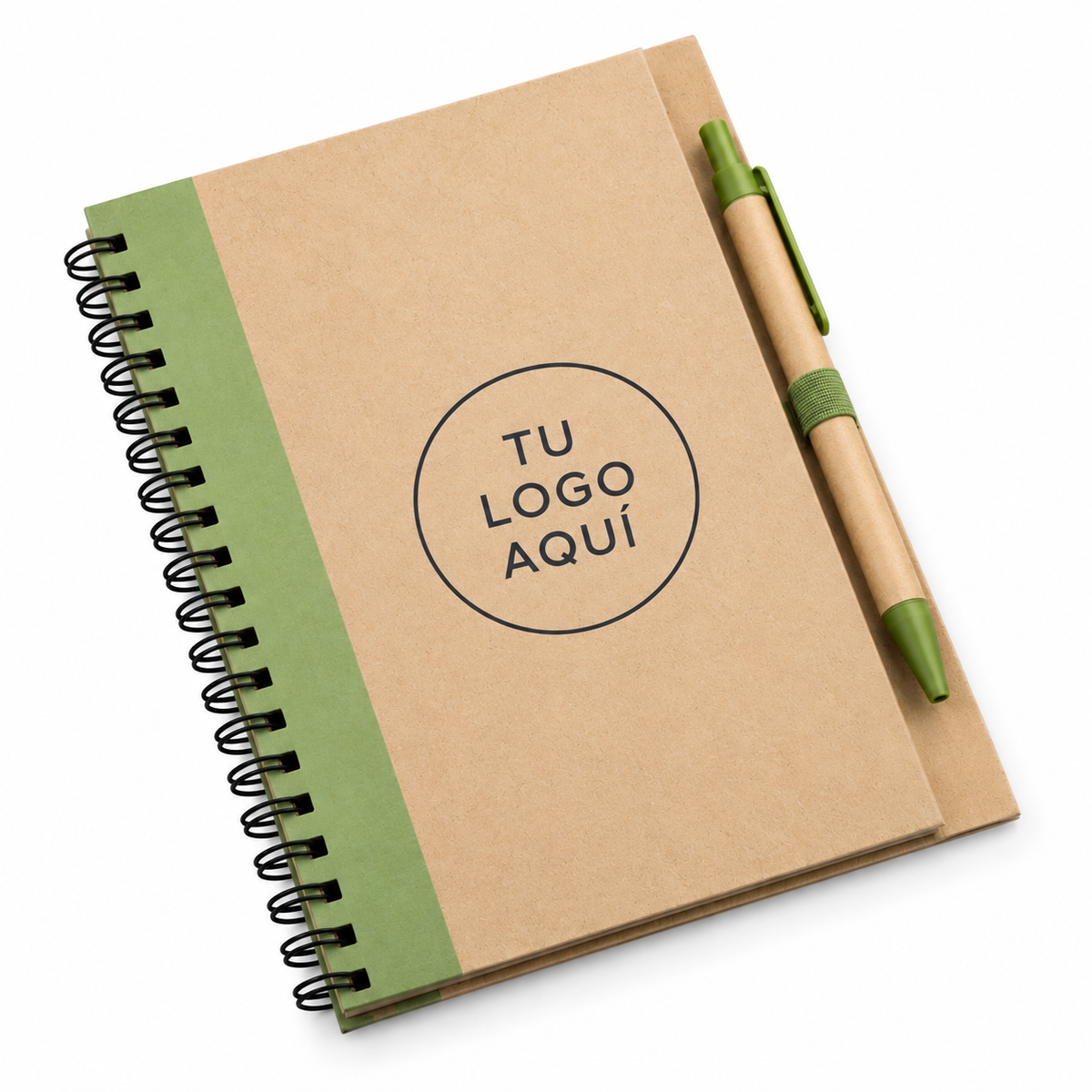 Libreta ecológica + lápiz personalizable