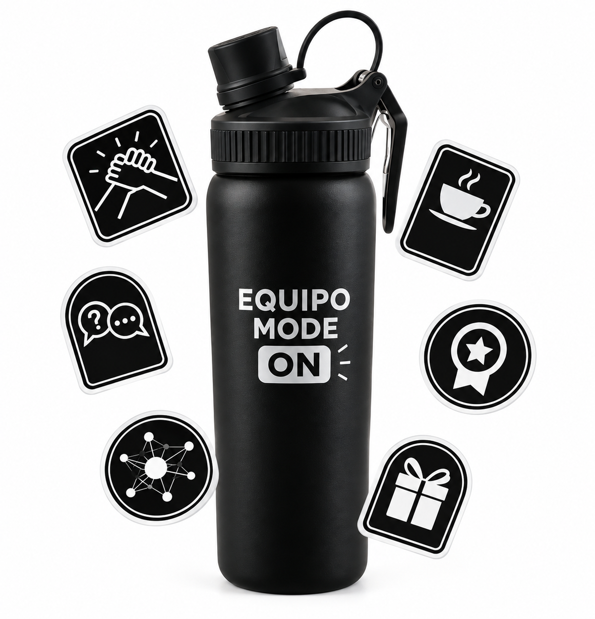 Equipo Mode ON - Botella de experiencias