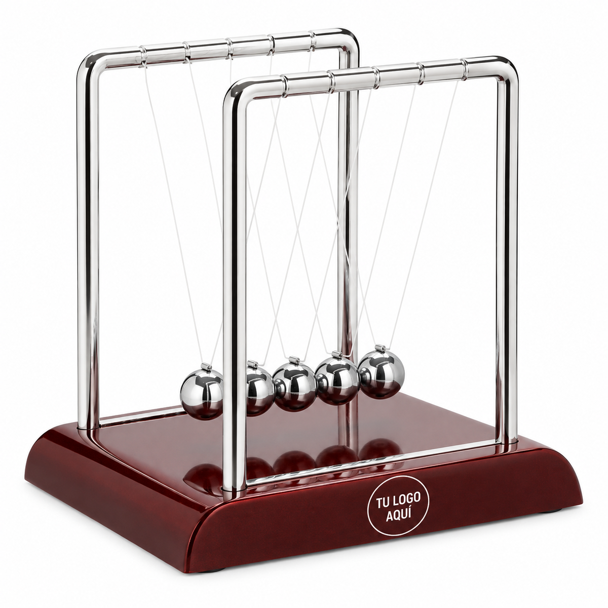 Péndulo de Newton personalizable