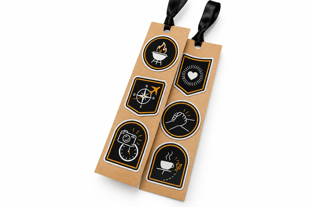 Mug + stickers de aventuras
