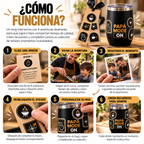 Mug + stickers de aventuras